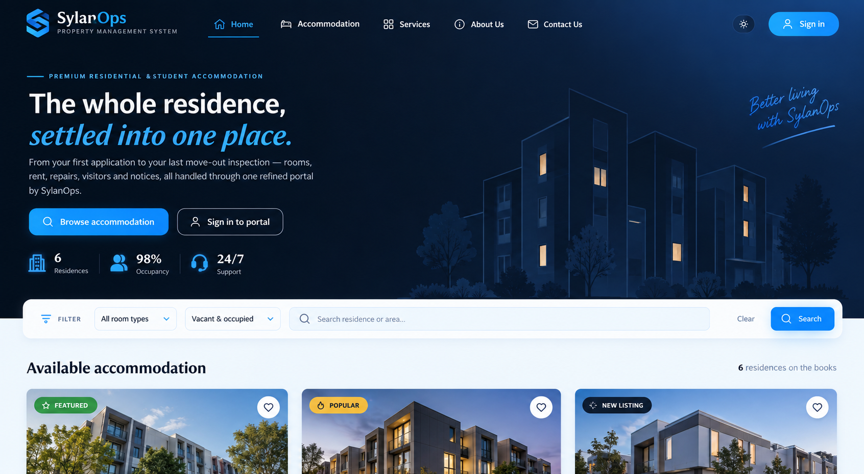 Tenant & Property Management System